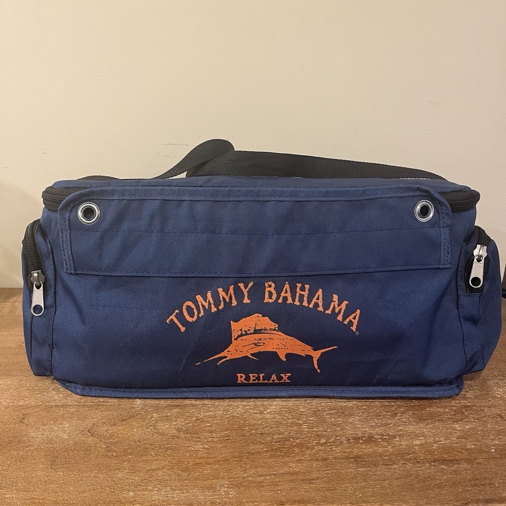 Tommy Bahama Relax Soft Insulated Cooler Tote Swordfish Fits Beach Wagon Cart‎
